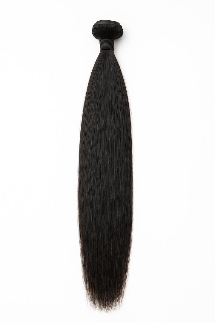 Straight virgin human hair bundles