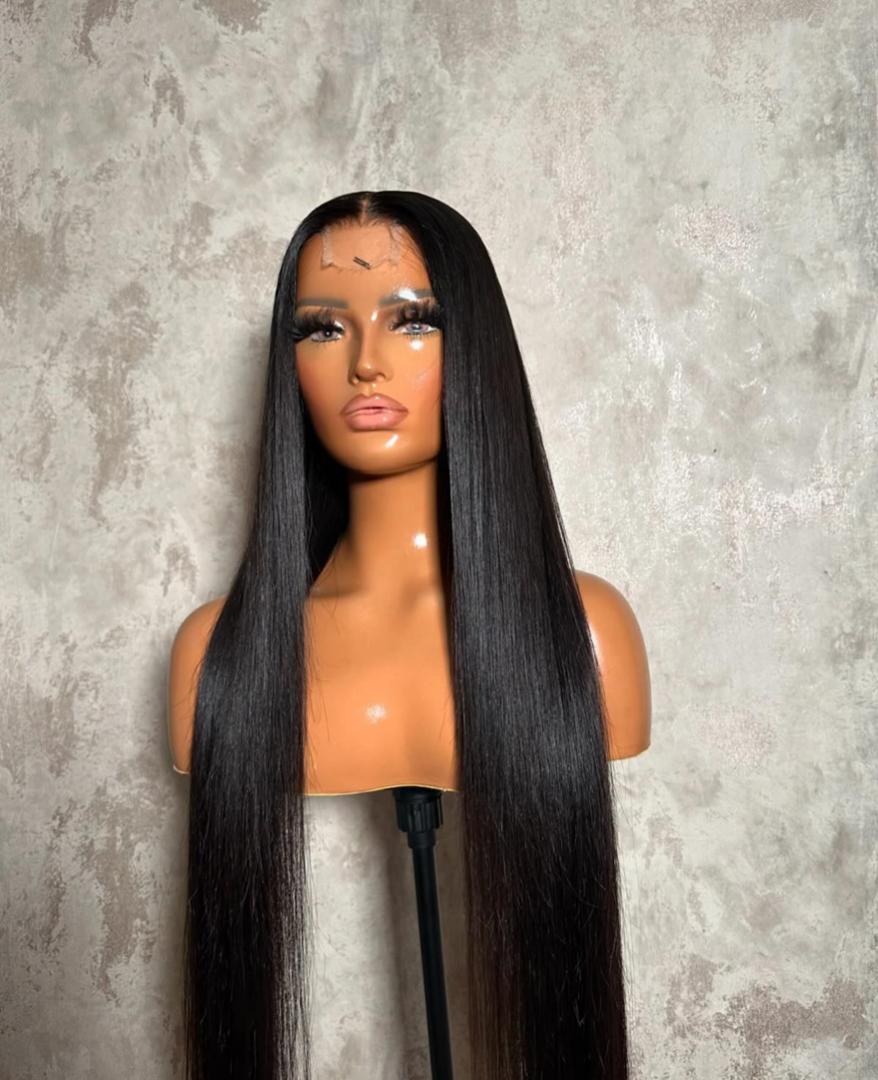 26 inches Straight 2x6 closure HD lace 200% density