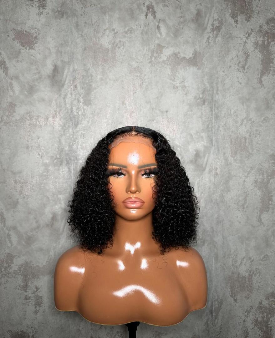 Deep curly 14 inches  4x5 hd closure lace 150% density
